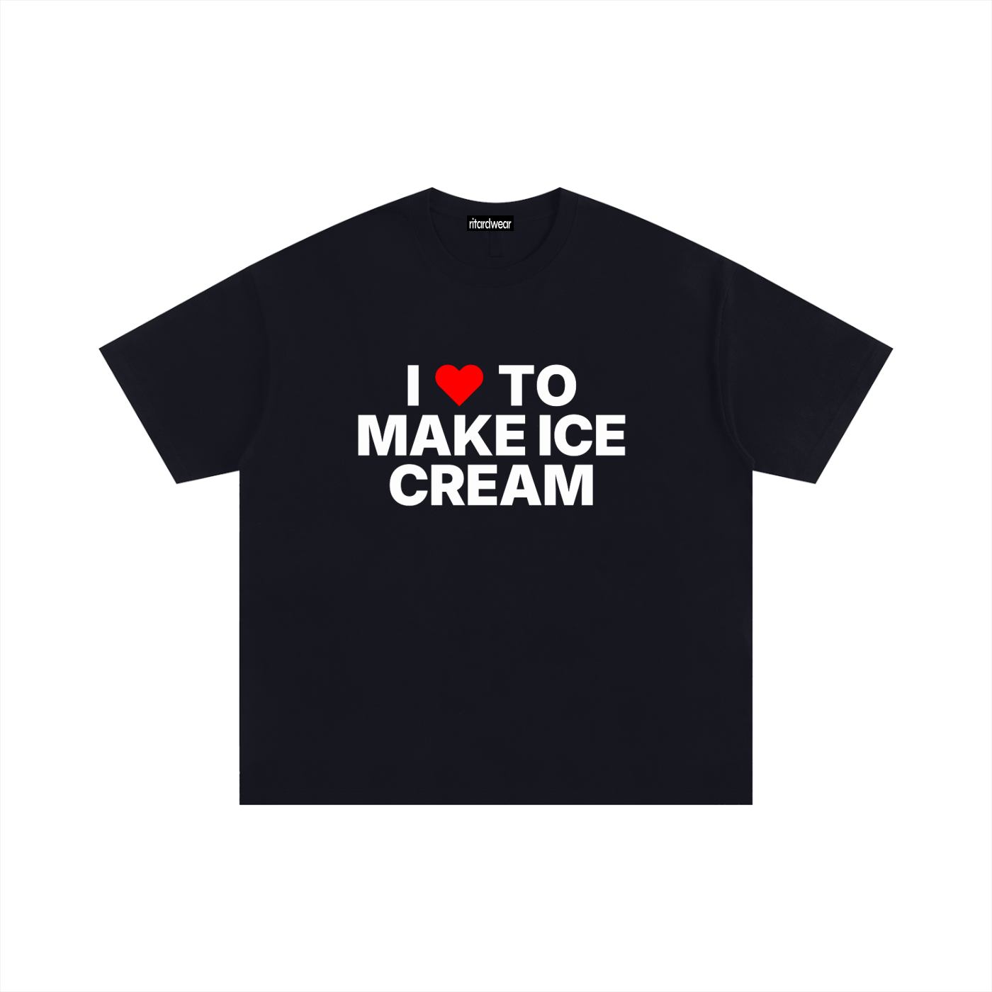 I heart to make ice cream Oversized Tee
