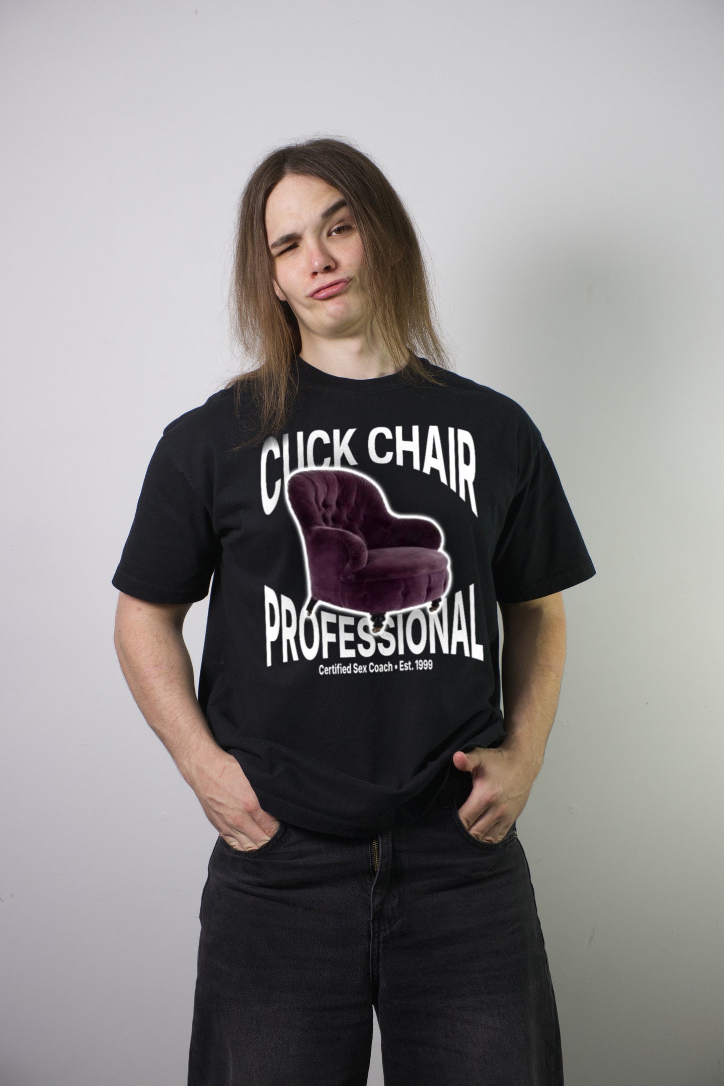 Cuck Chair Professional Tee - black