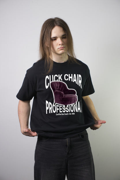 Cuck Chair Professional Tee - hem detail