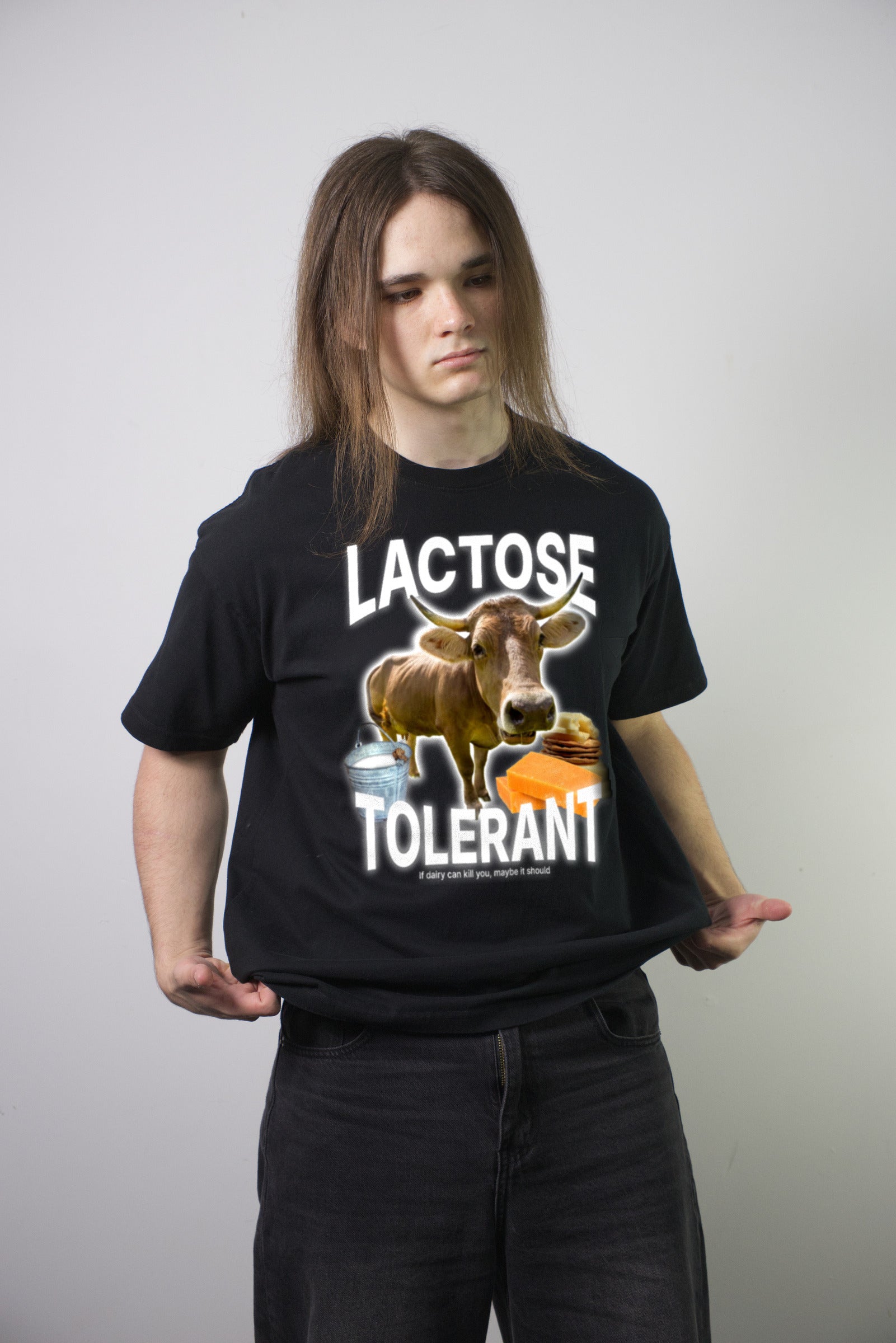 Lactose Tolerant Tee - hem detail