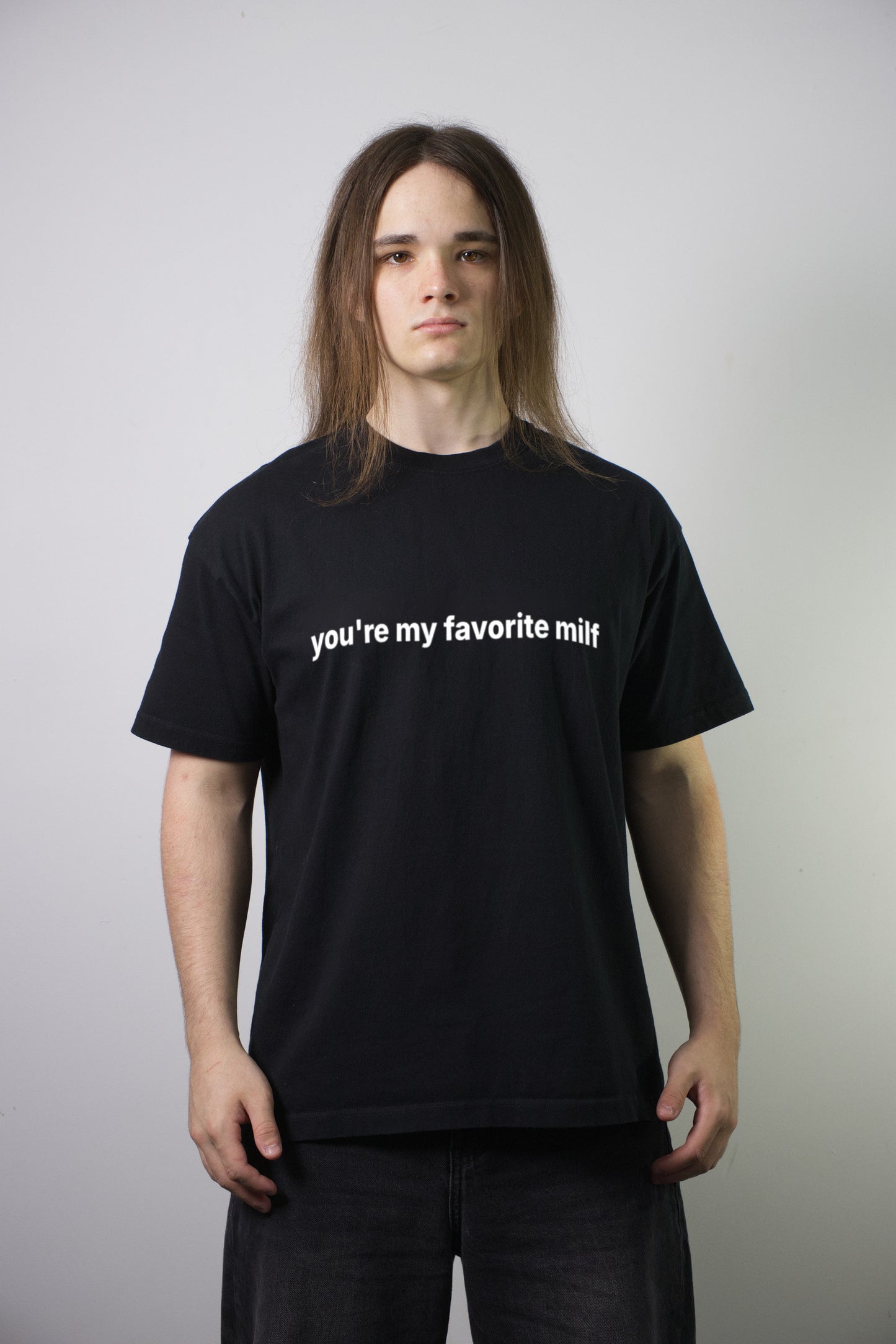 You're My Favorite MILF Statement Tee - front