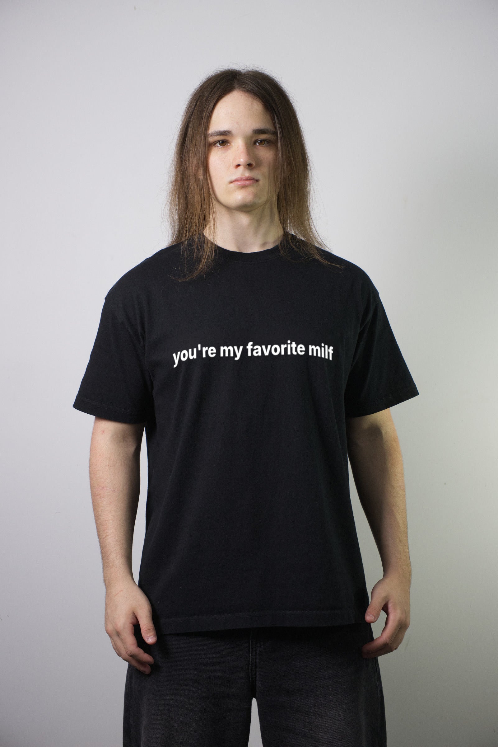 You're My Favorite MILF Statement Tee - front