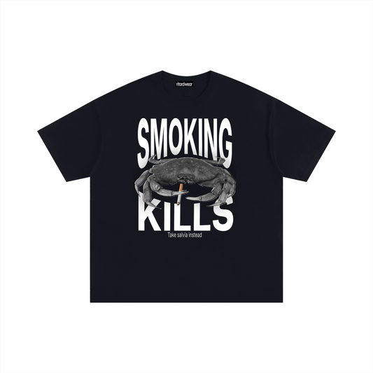 Smoking Kills Tee | Funny Crab Graphic Tee – Ritardwear