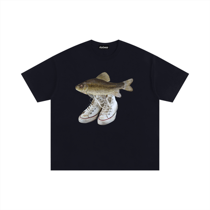 Fih with shoes Oversized Tee
